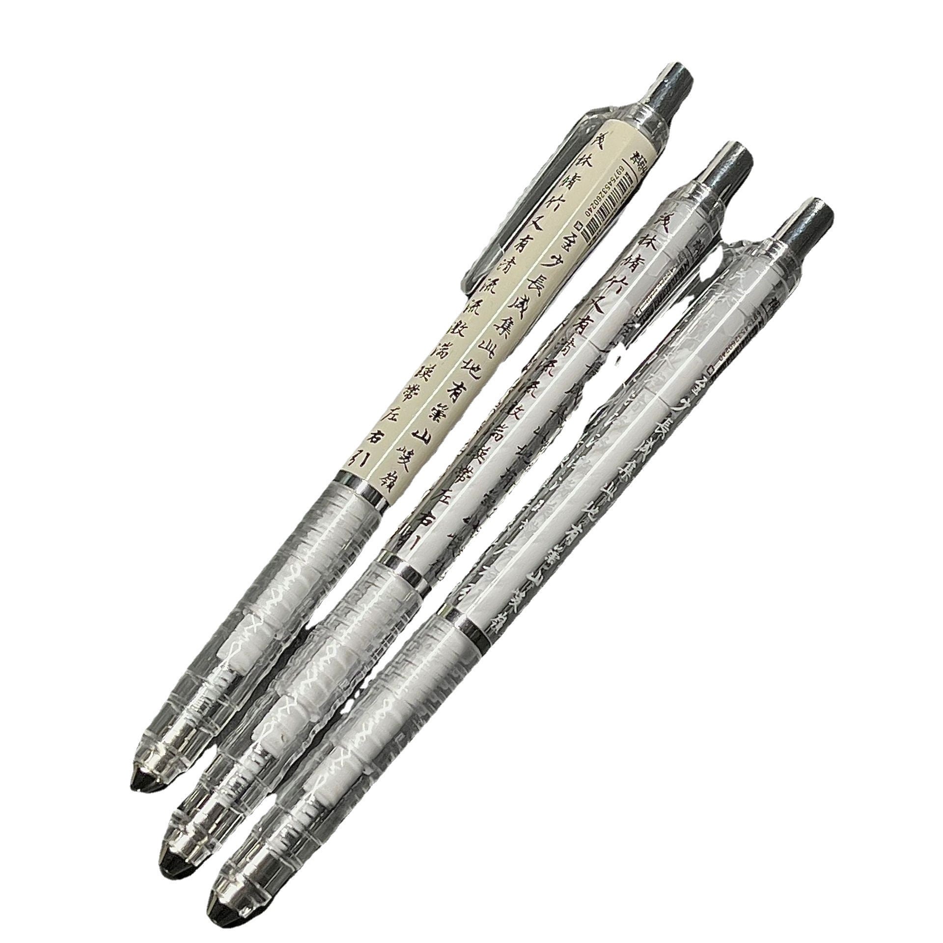 Wholesale Plastic Push Neutral Pens