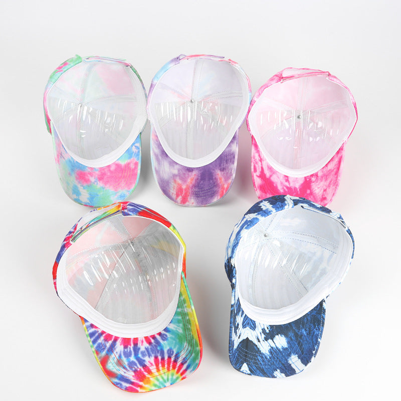 Wholesale Cotton New Tie-dye Personality 3D Printing Pattern Baseball Cap