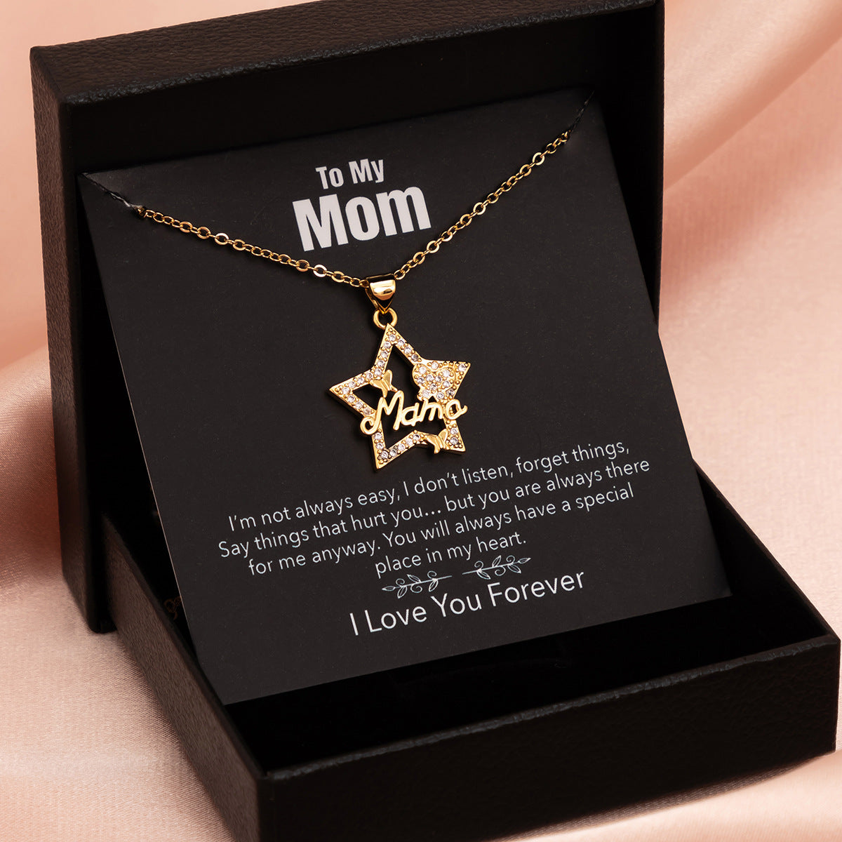 Wholesale Mother's Day Alloy Necklace Gift Box