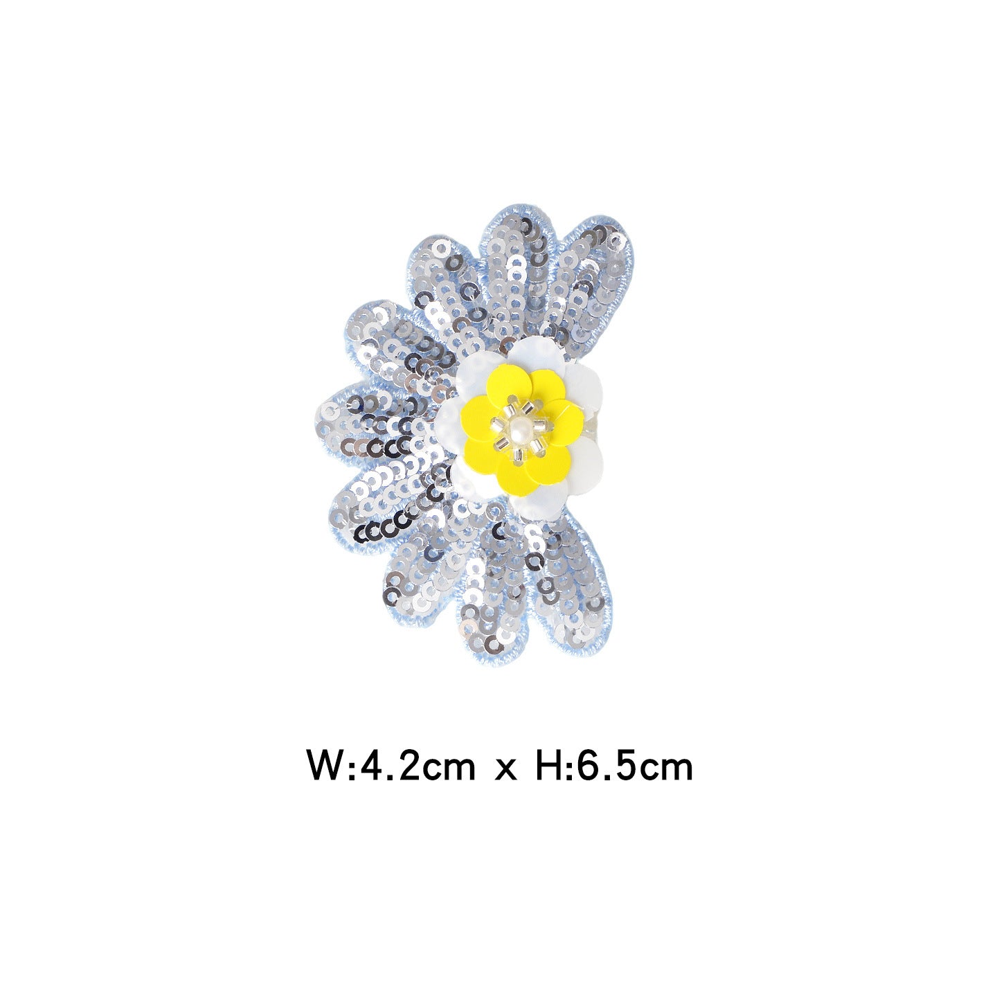 Wholesale Decorative Embroidered Sequin Sunflower Patch For Clothing Suits Shirts Towels DIY Gift Resale