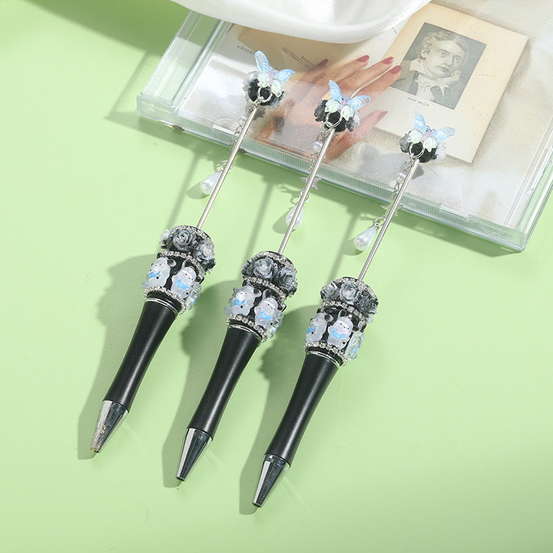 Wholesale 10pcs Heavy Industry Cartoon Cute DIY Beaded Pen