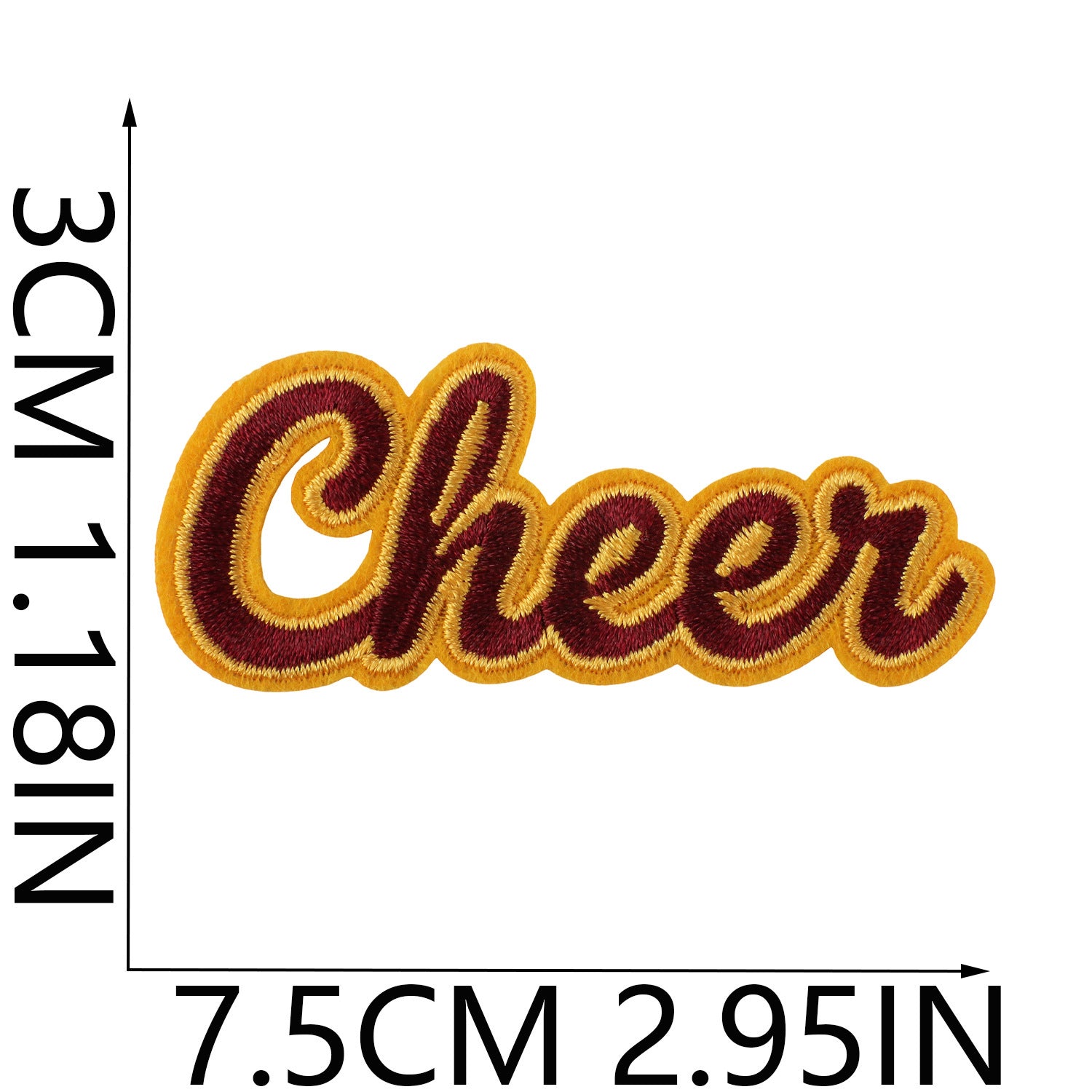 Wholesale Game Day Embroidery Patch Iron On Applique For Clothing Jeans Backpack Decoration DIY Craft Supply Fashion Accessory Gift Boutique Resale