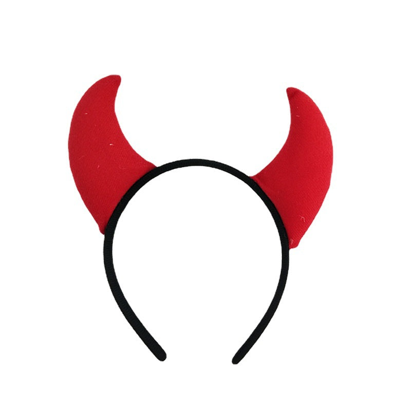 Wholesale Halloween Calf Tail Animal Fabric Headband