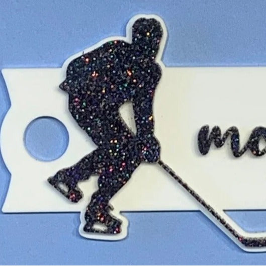 Wholesale HOCKEY hockey MOM Mother's Day Staney Tumbler Tag 40 OZ Bingba Cup Plastic Tag