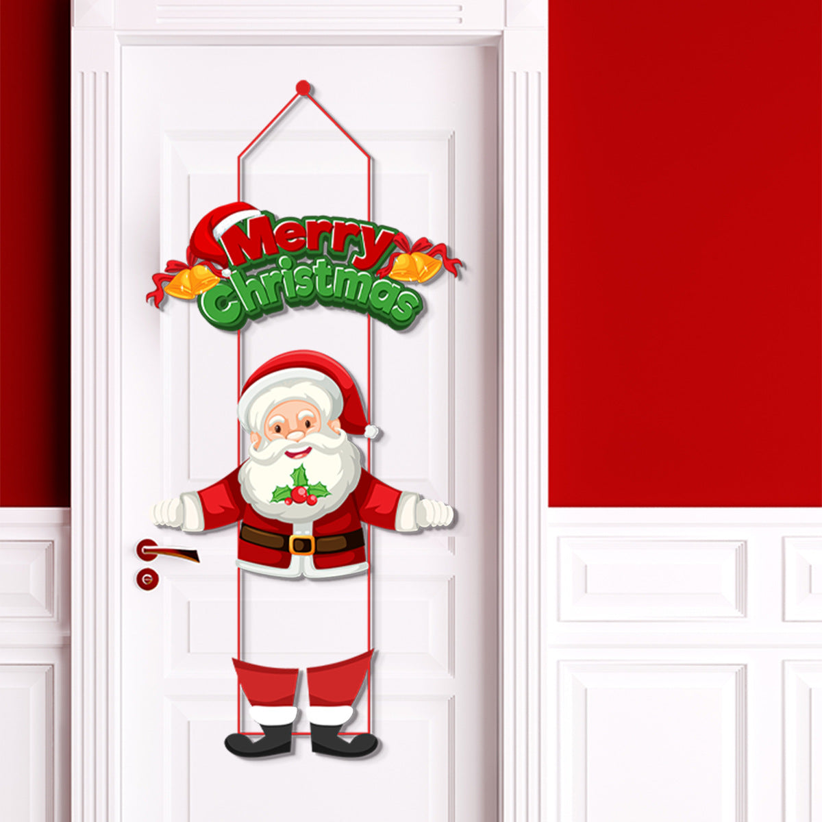 Wholesale 3pcs/set Christmas Santa Door Hanging Decoration