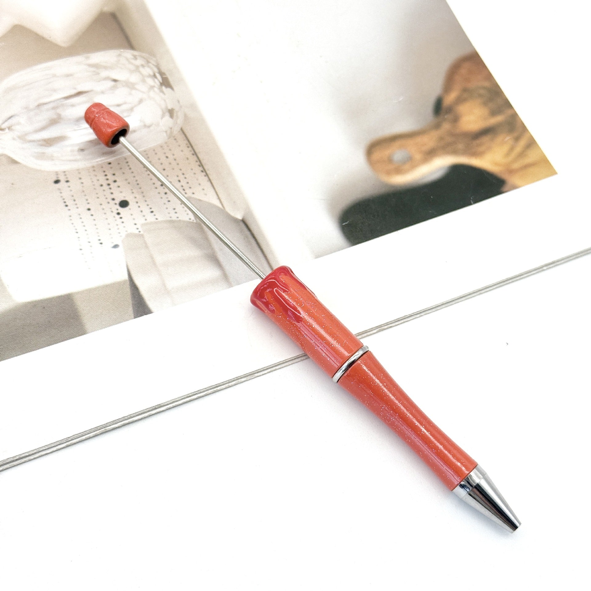 Wholesale New DIY Blood Print Beadable Pen Christmas Blood Print Pen