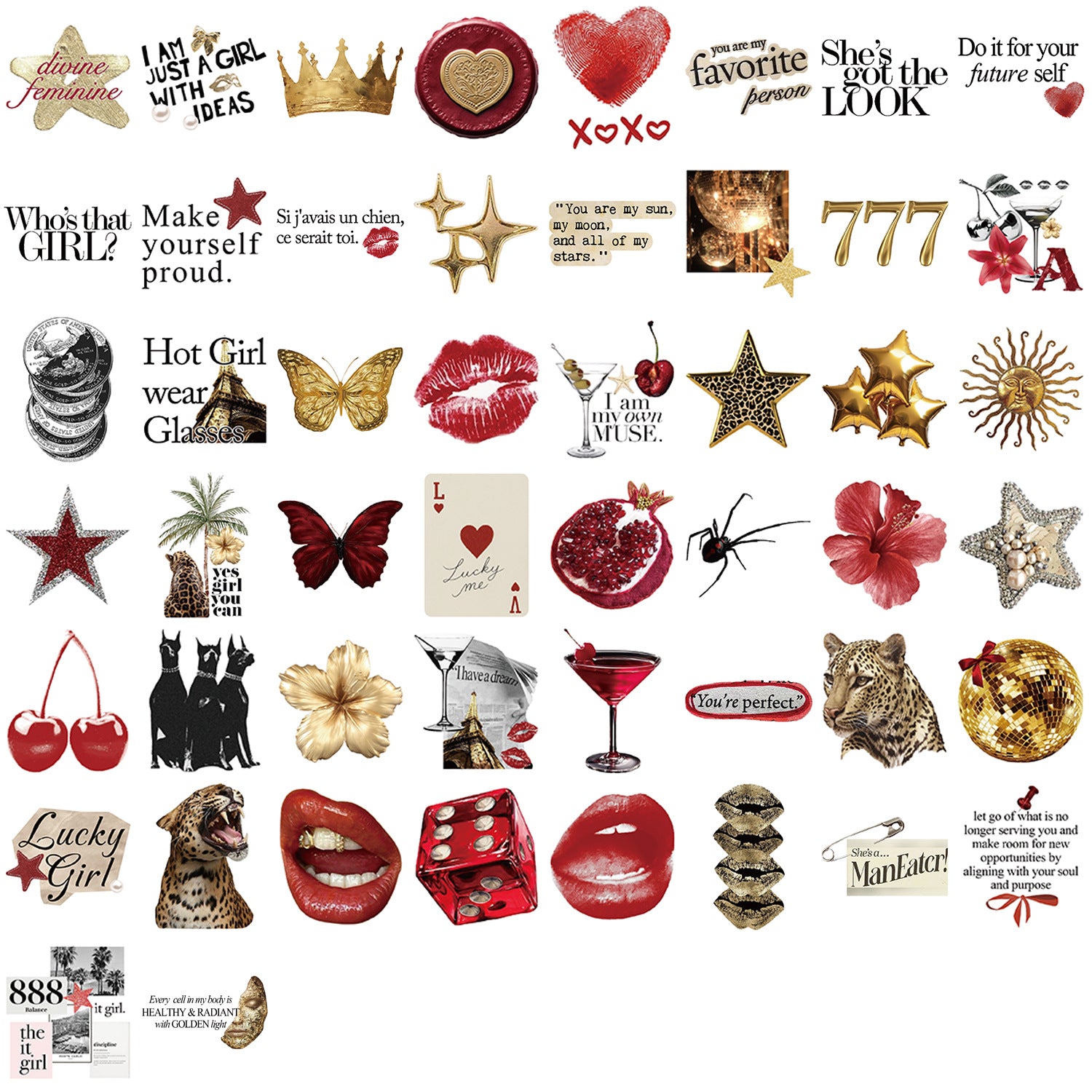 Wholesale 50pcs cartoon diverse text animal graffiti waterproof stickers