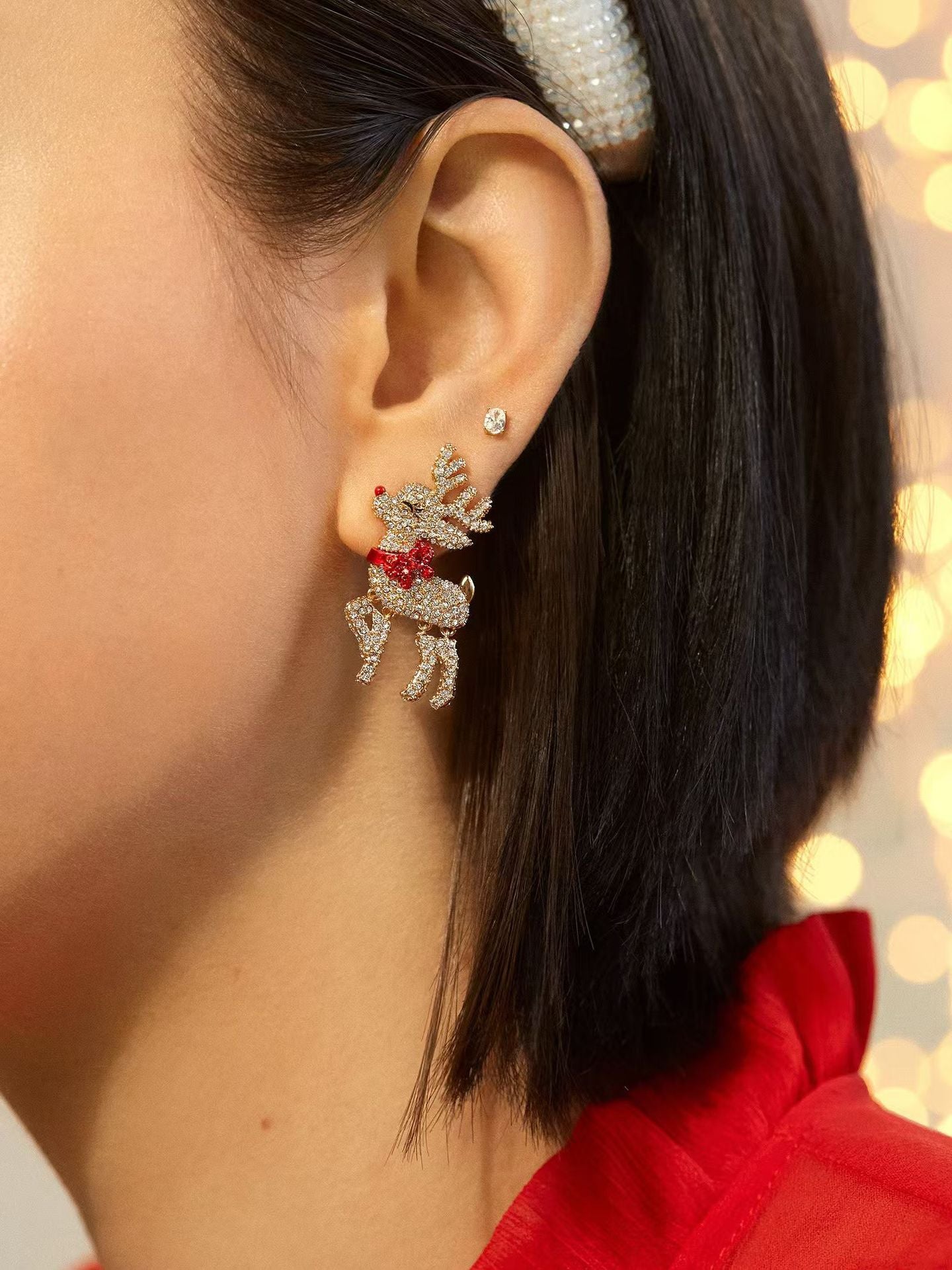 Wholesale Christmas series cartoon earrings