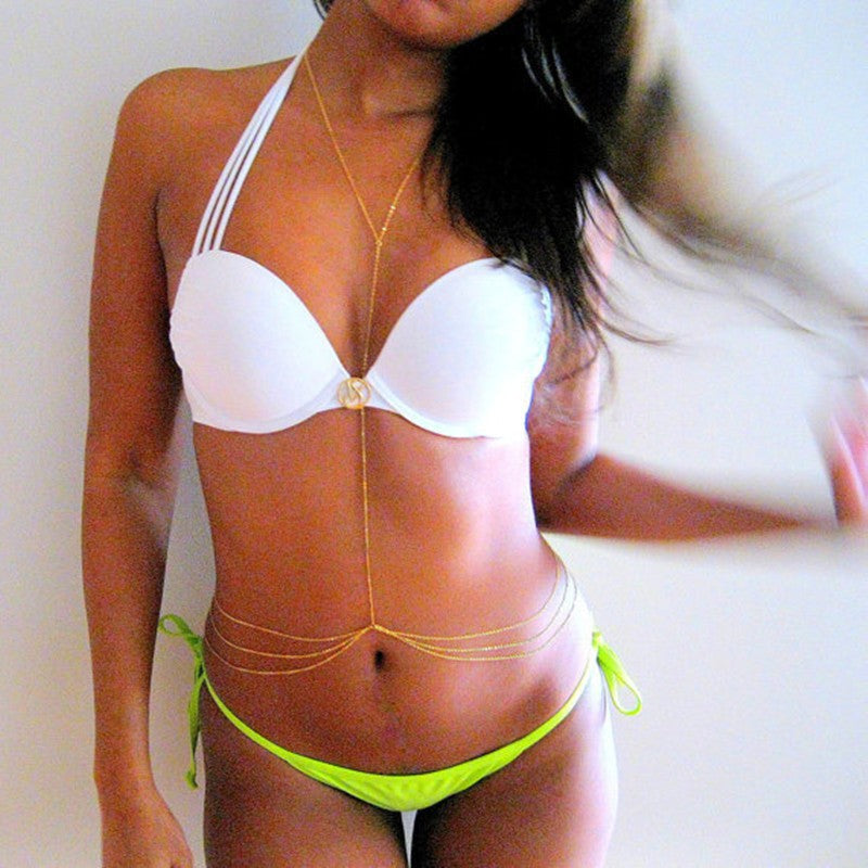 Diamantes de cuello de haz al por mayor Diamantes de cobre de cobre collares de cuerpo de malla