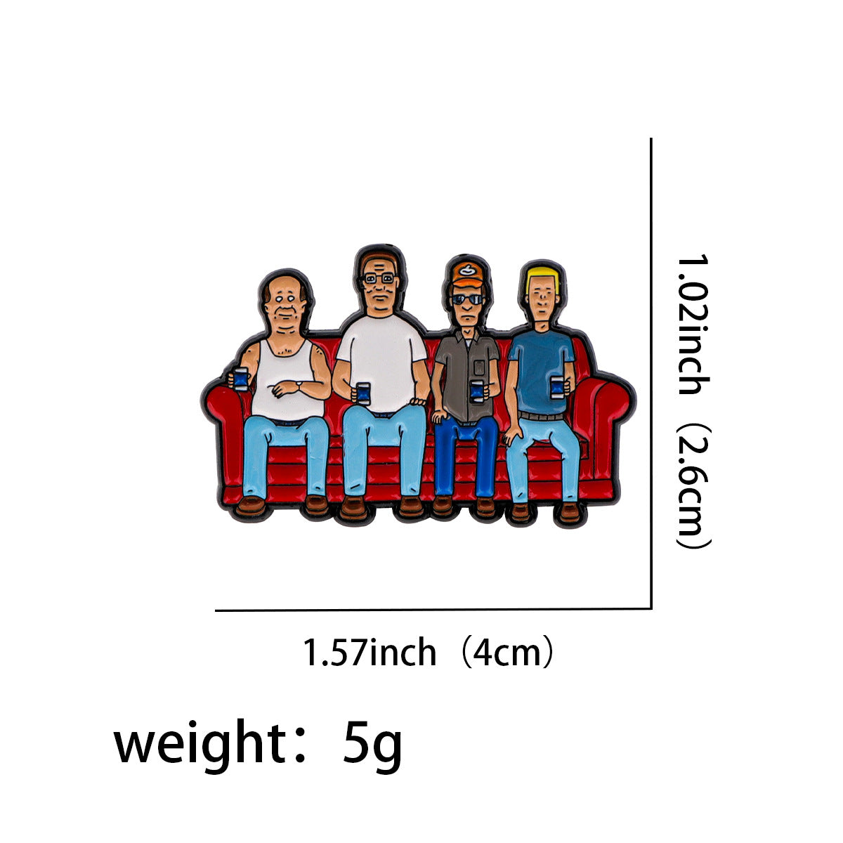 Wholesale Brooch cartoon metal badge accessories