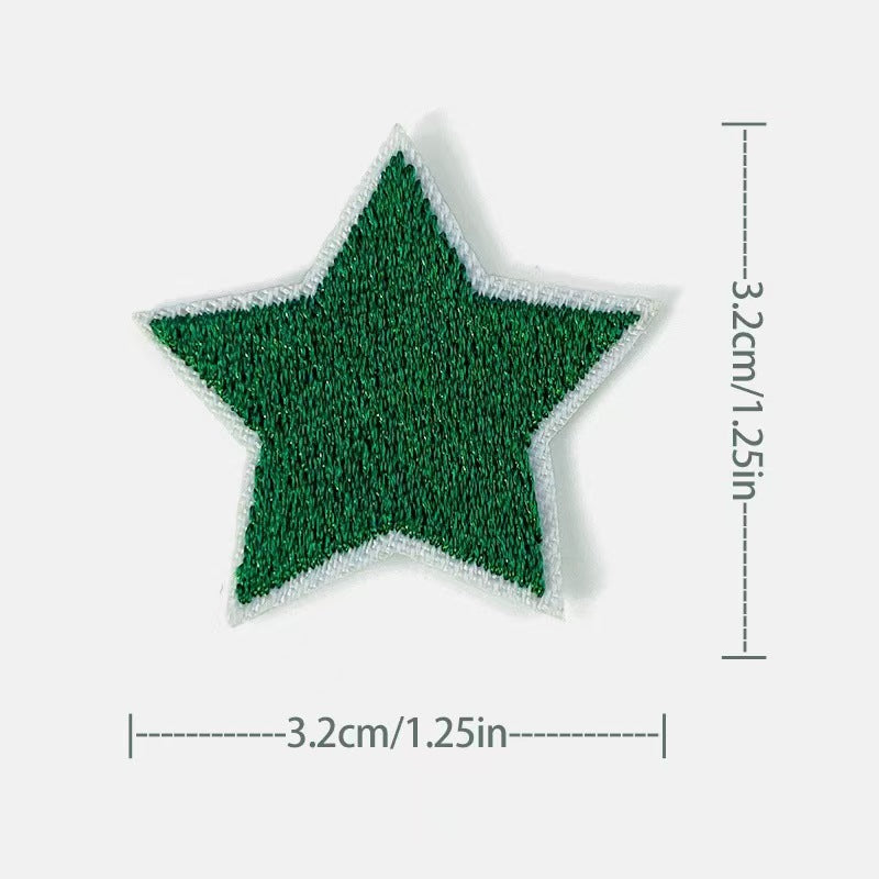 Wholesale Embroidered Star Patches 36 Pack Sew On Appliques For Clothing And Towels Fashion Accessory DIY Gift Resale