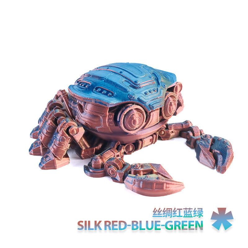 Wholesale 3D printed cyberpunk crab mechanical crab movable joint children' s gift toy