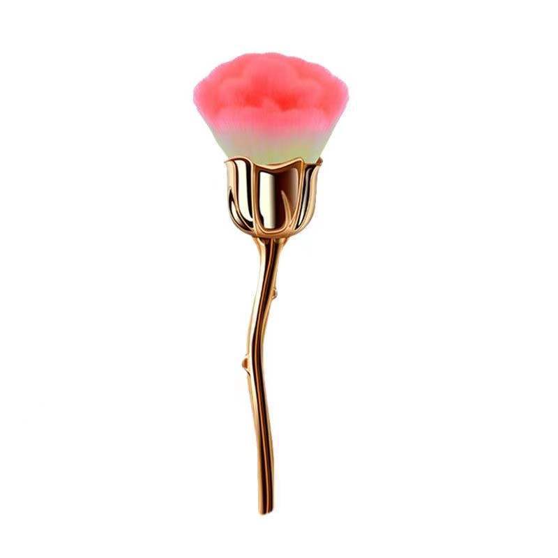 Wholesale Rose Flower Large Soft Bristle Makeup Brush