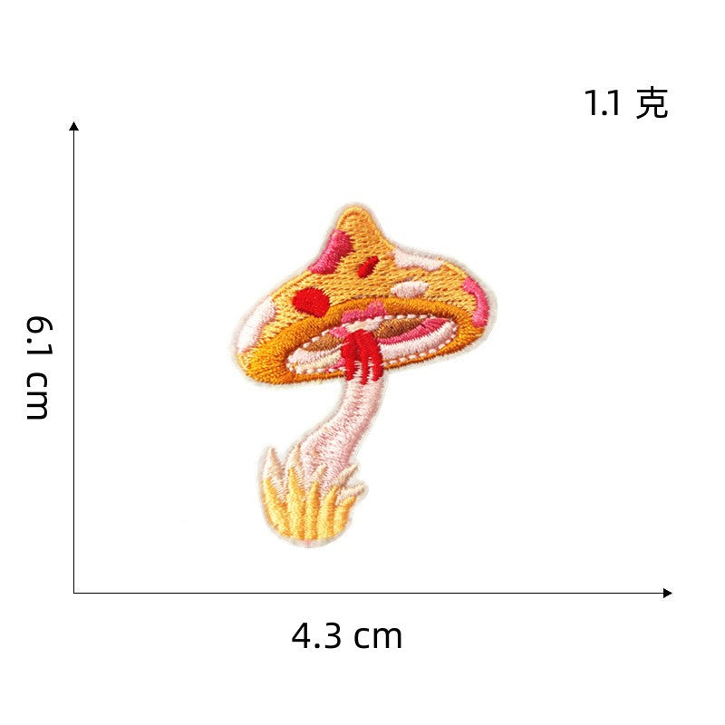 Wholesale Embroidered Butterfly Cartoon Floral Iron On Patch For Hat Decorative Fashion Accessory