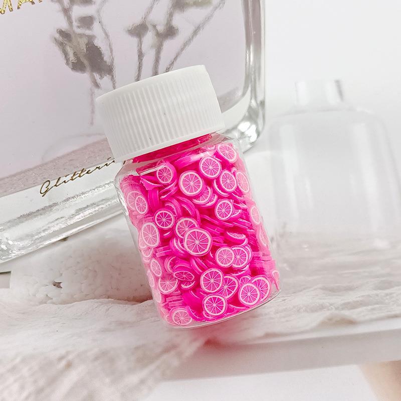 Wholesale Fruit clay slices 20ml small bottle 15g