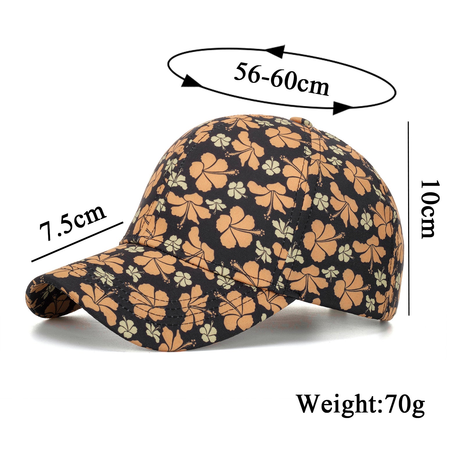 Wholesale Flower Baseball Cap Outdoor Sun Protection Sun Hat