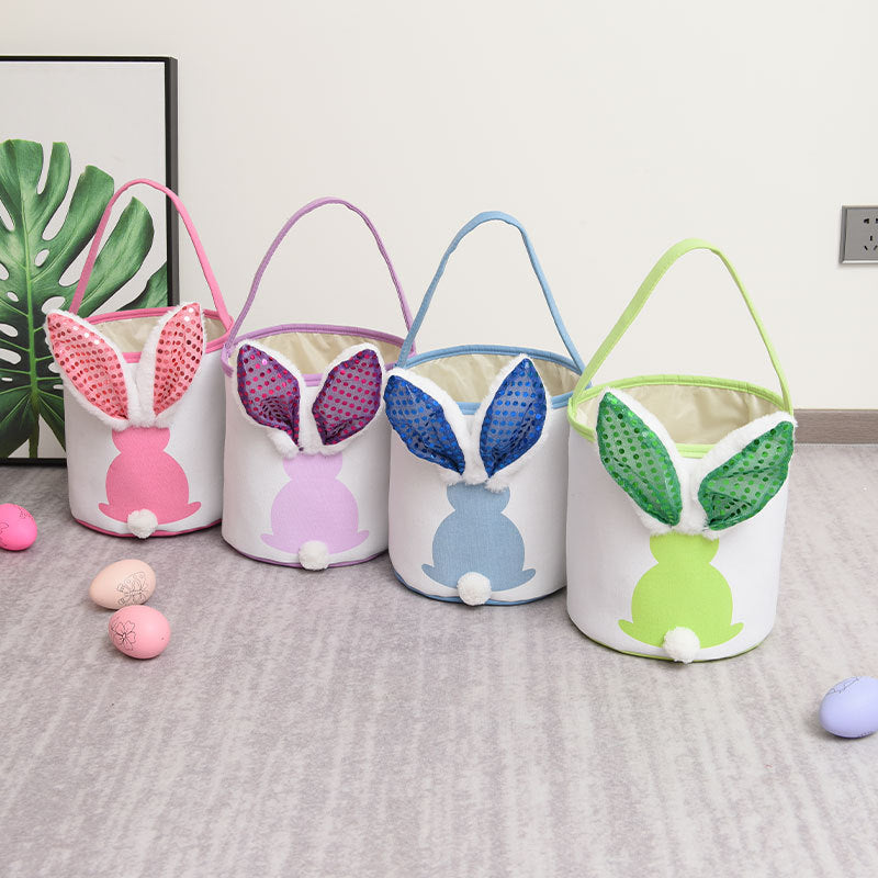 Wholesale Easter Polyester Easter Egg Hand Basket Decorations