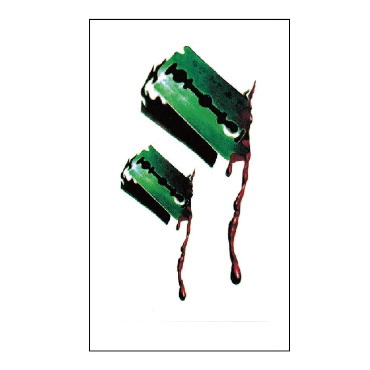 Wholesale 5pcs/pack Halloween Realistic Scar Tattoo Sticks Tooth Marks Scratches Stitch Wound Scars Horror Party Tattoo Sticks