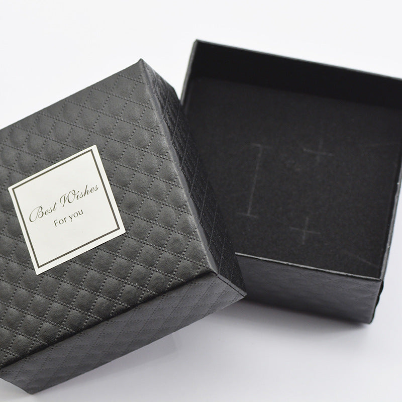 Wholesale Paper Blessings in English Black Jewelry Gift Box