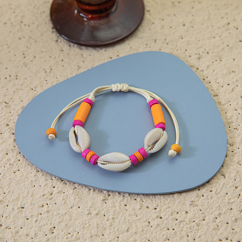 Wholesale Hand Woven Natural Shell Bracelet Rope