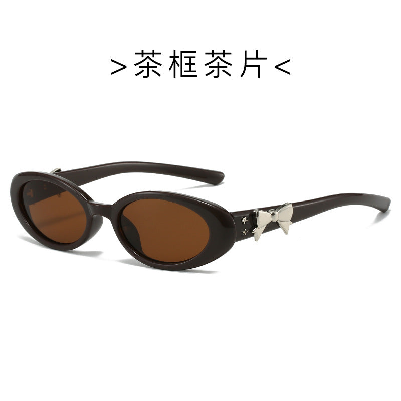 Wholesale Small oval frame luxury sunglasses