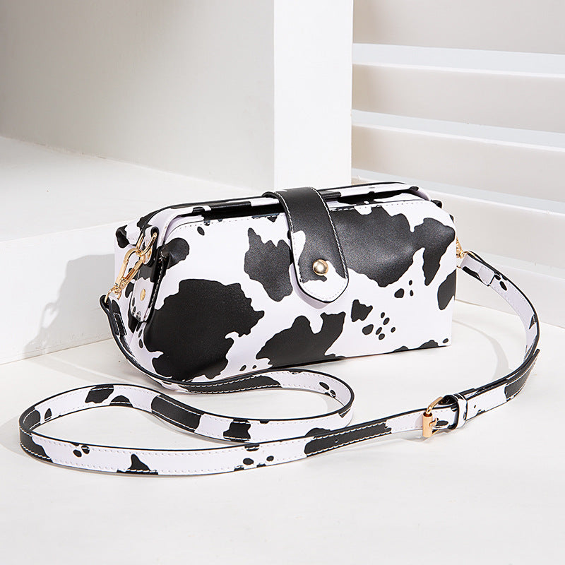 Wholesale Cow Pattern Casual Mini Crossbody Bag