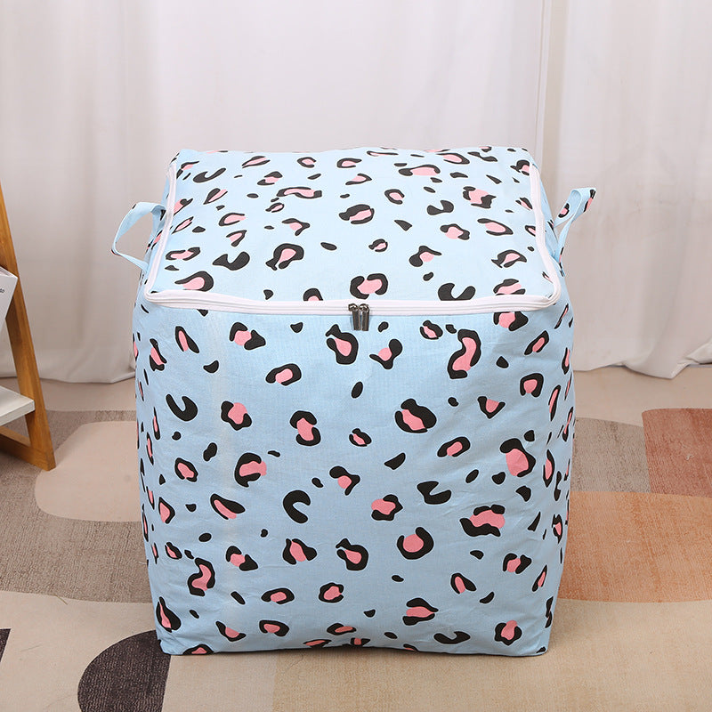 Wholesale Cotton and Linen Foldable Zipper Storage Bags