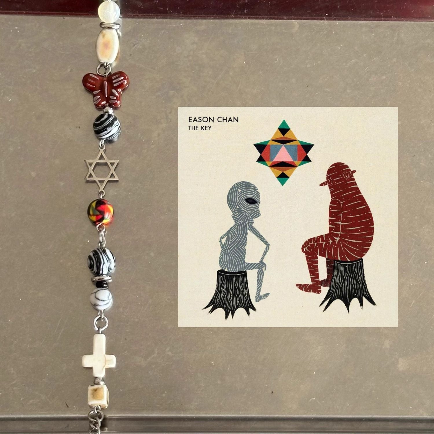 Wholesale Cross Butterfly Hexagram Titanium Steel Bracelet OLY Exclusive