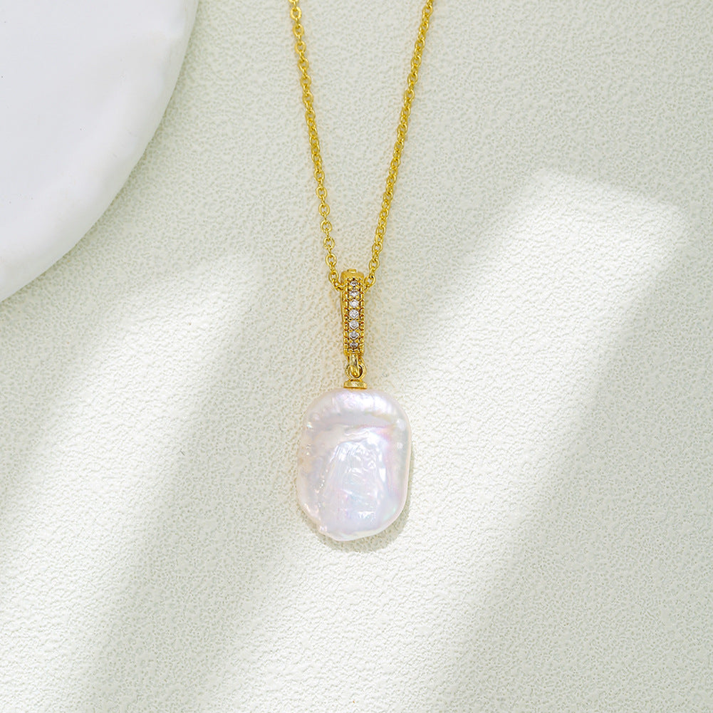 Wholesale Luxury Large Baroque Pearl Necklace