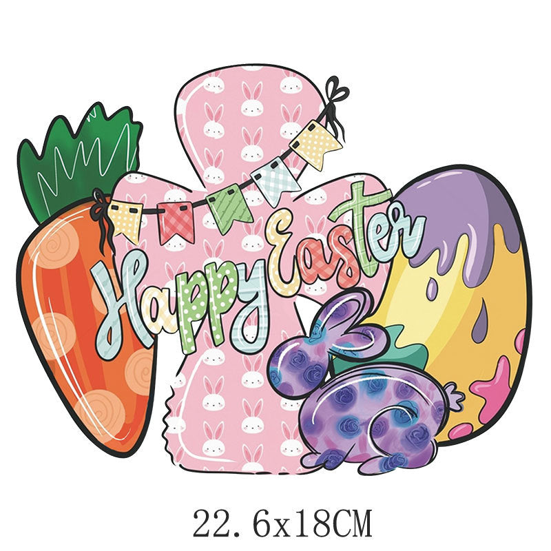 Wholesale Easter heat transfer  UV DTF Ready to Press Transfers Wraps