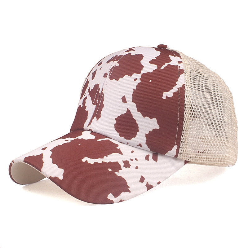 Wholesale Cotton Cross Horsetail Embroidery Patch Baseball Cap