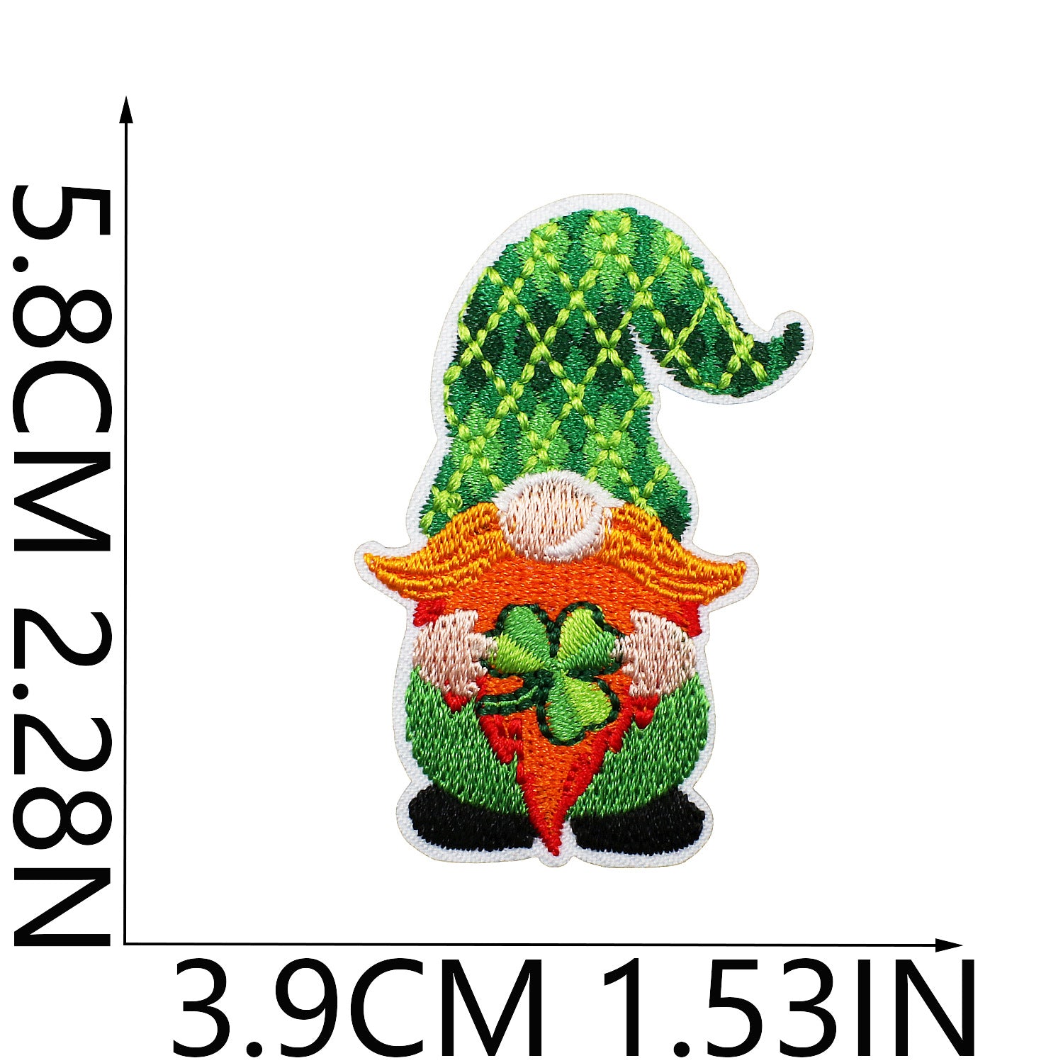 Wholesale St.  Patrick' s Day Rainbow Beer Clover Embroidery DIY Patches