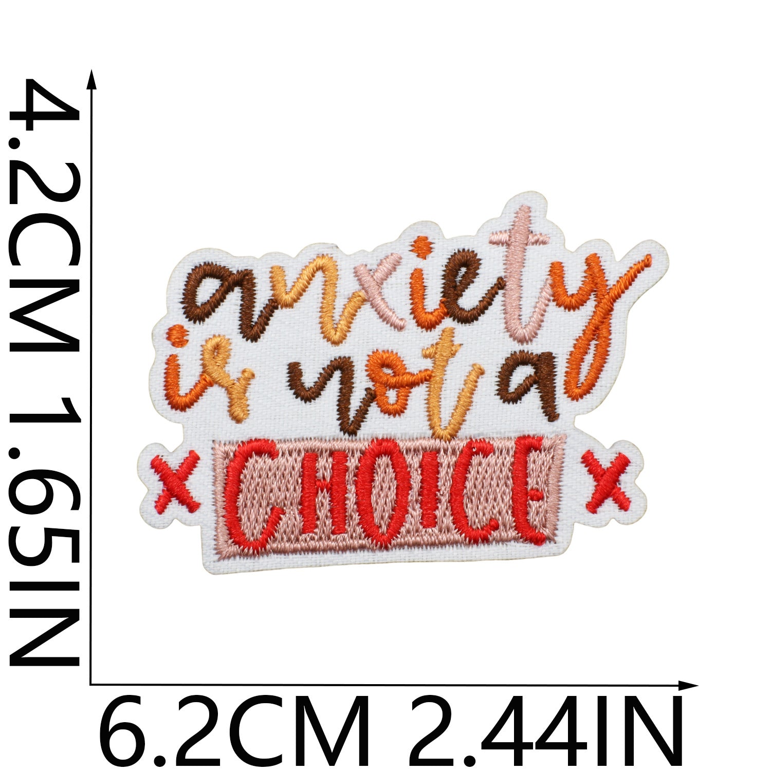 Wholesale Polyester Embroidered Patch Decorative Accent Inspirational Quote Love Yourself English Slogan Applique For Clothing Bags DIY Craft Stylish Fashion Accessory