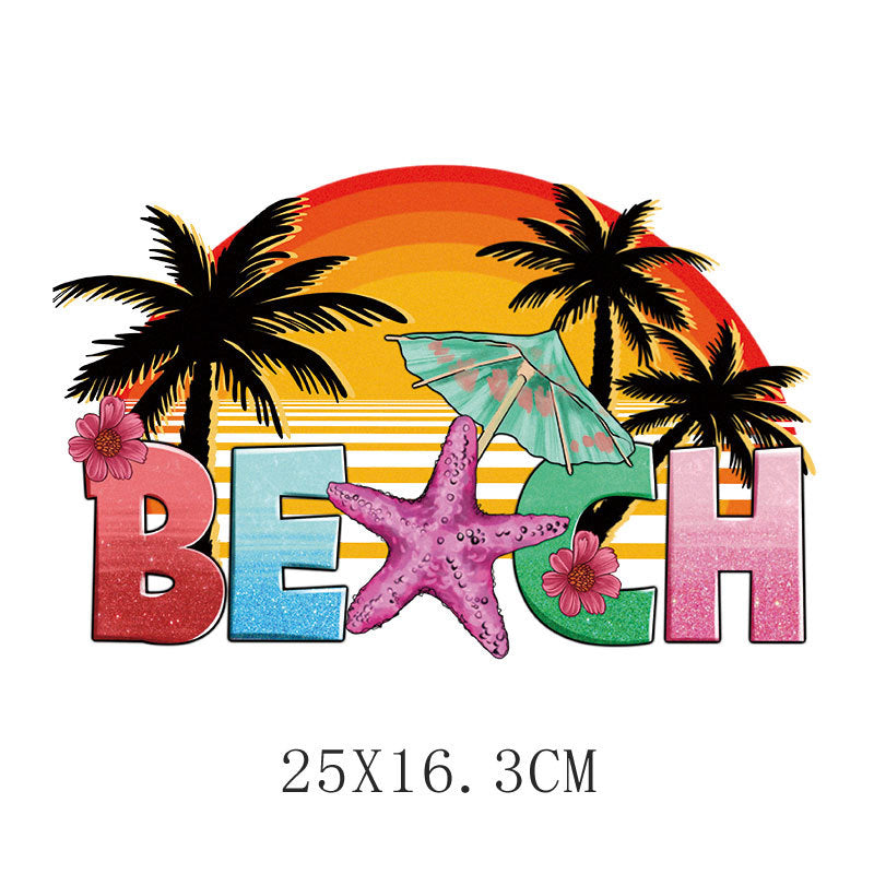 Wholesale Summer Cartoon Heat Transfer   UV DTF Ready to Press Transfers Wraps