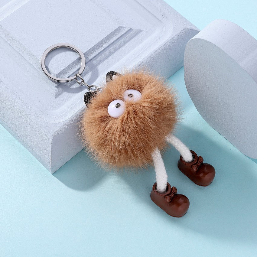 Llavero de peluche de monstruos de dibujos animados al por mayor