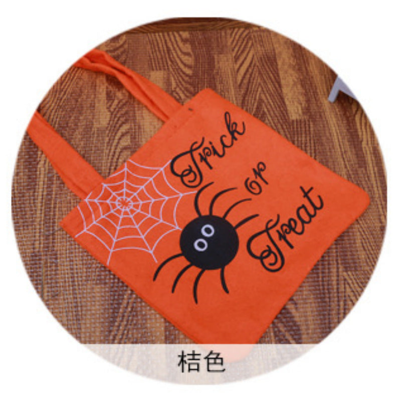 Wholesale Halloween Pumpkin Non-woven Gift Bags Candy Bags