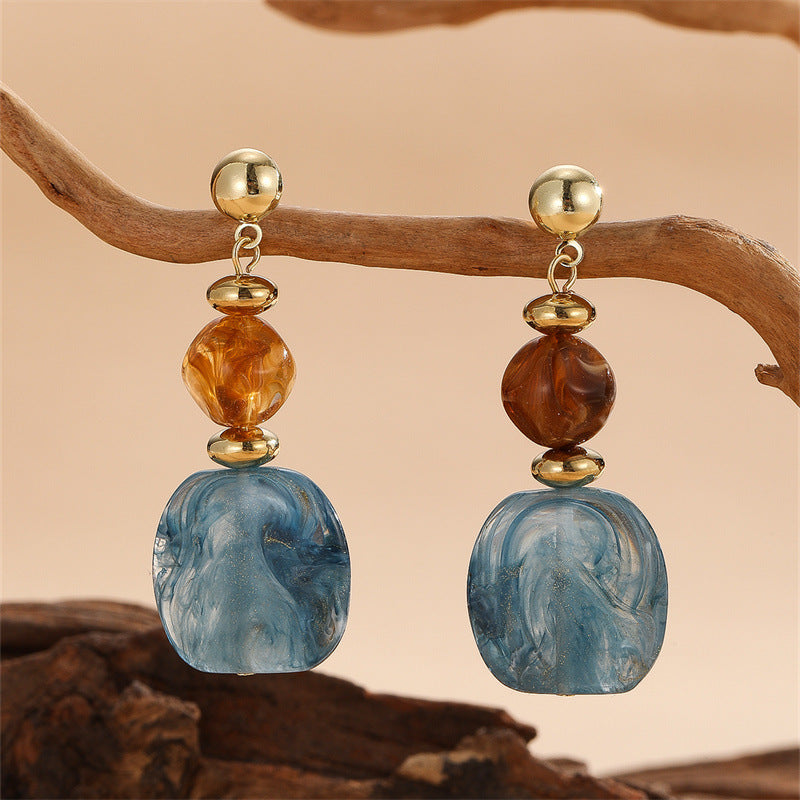 Wholesale Autumn/ Winter Acrylic Pendant Earrings