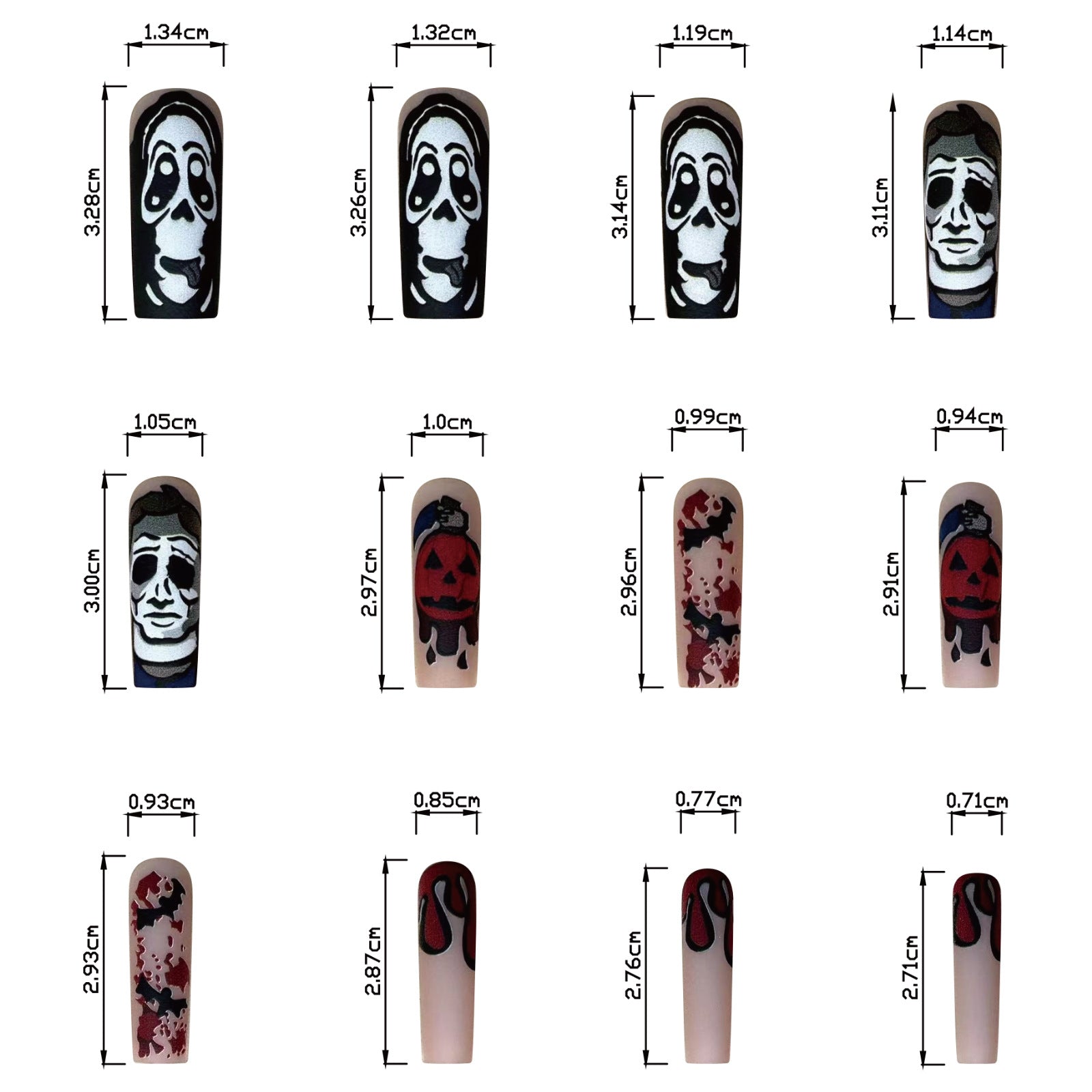 Wholesale Halloween Plastic Nails