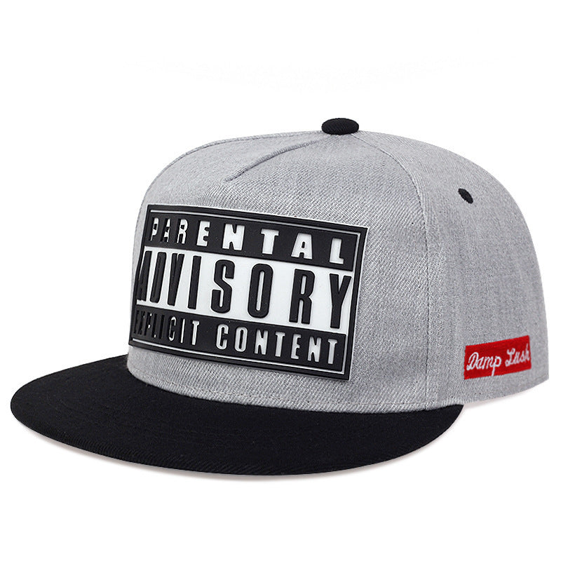 Wholesale Letter Hip Hop Flat Brim Hat Street Fashion Baseball Cap