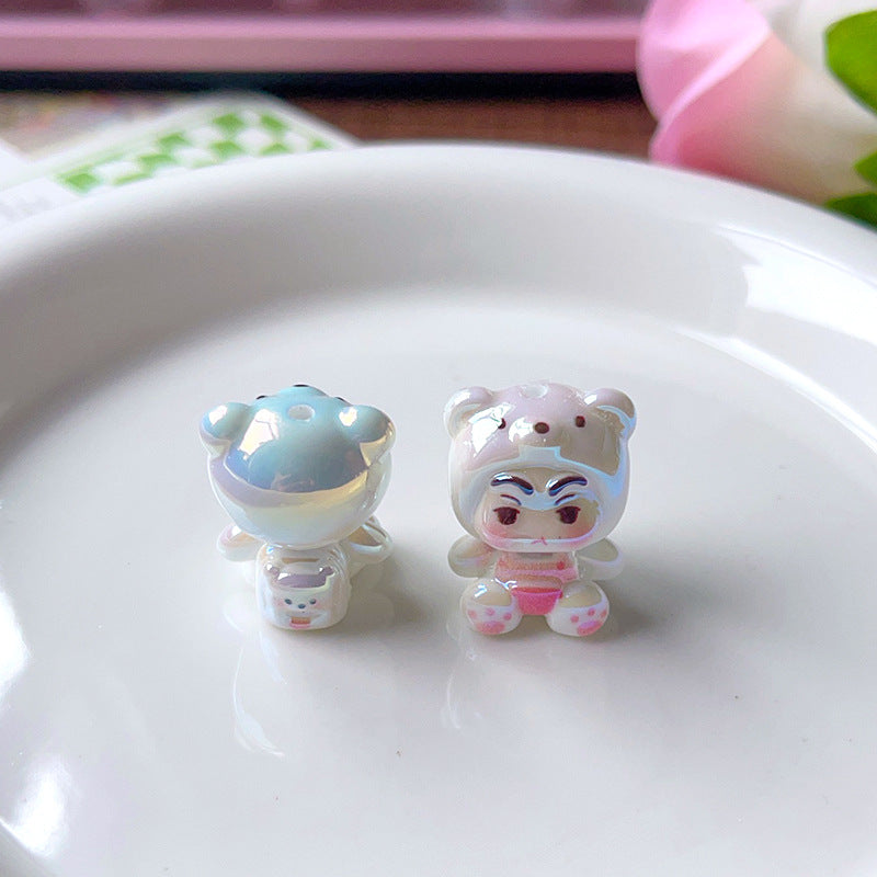 Wholesale Cute cartoon  bead 3D Focal Beads