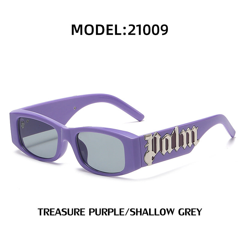 Wholesale Small Frame Fashion Wide Temples Anti-ultraviolet Sunglasses