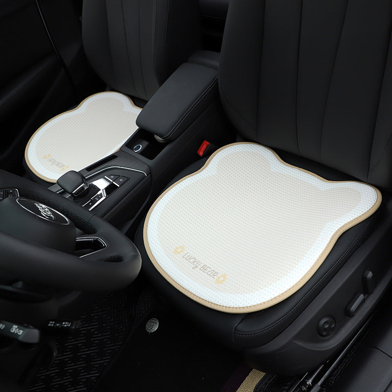 Wholesale Tulip Bear Car Cushion Ice Silk