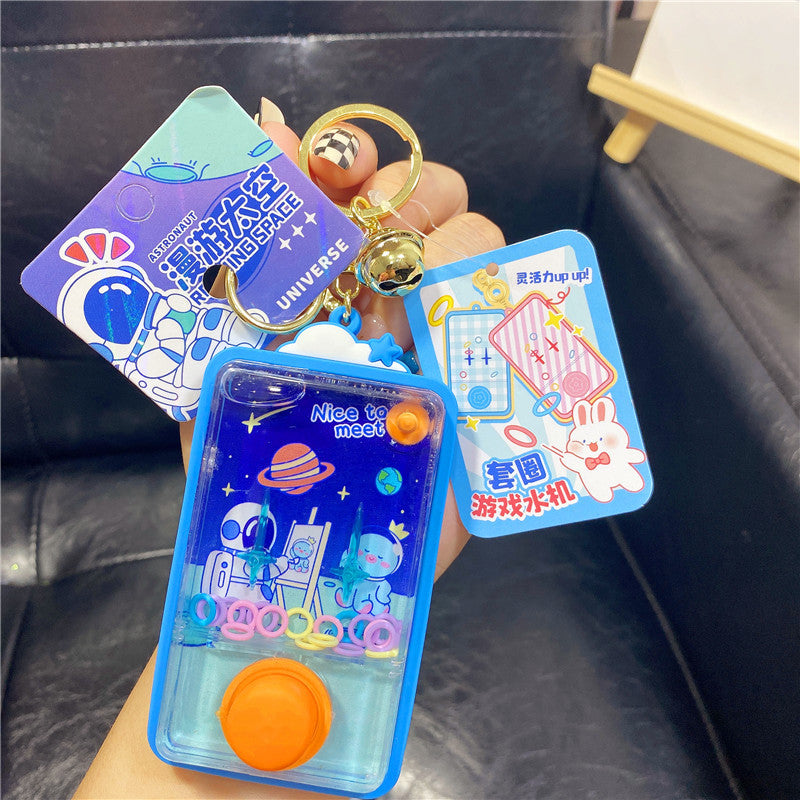 Wholesale Astronaut Unzip Game Water Machine Ferrule Keychains