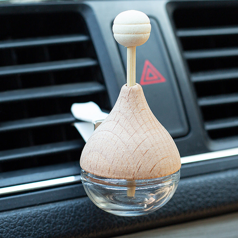 Wholesale Vehicle Mounted Water Drops Perfume Glass Empty Bottles