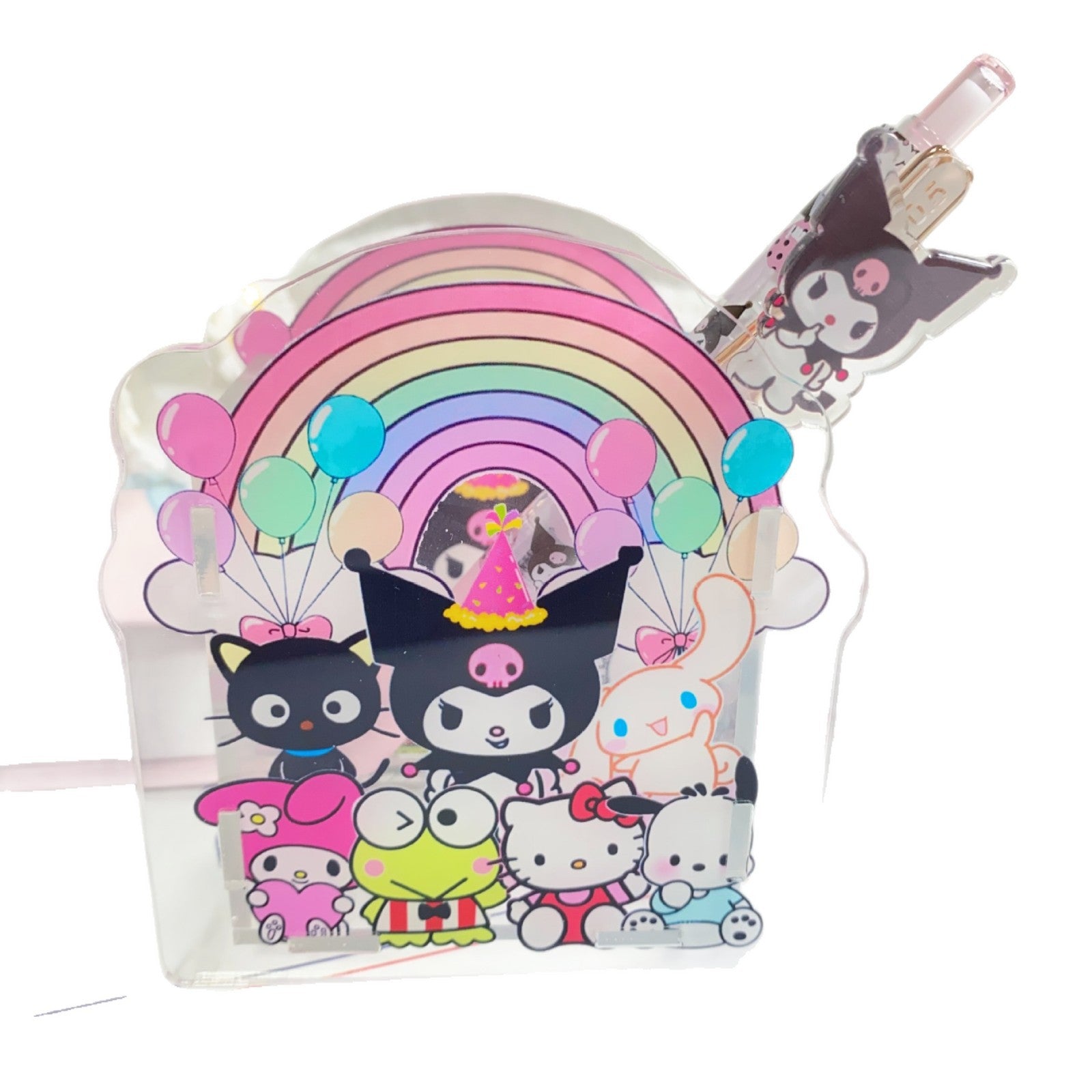 Wholesale  Creative Cute Cartoon Acrylic Pen Holder  OLY Exclusive