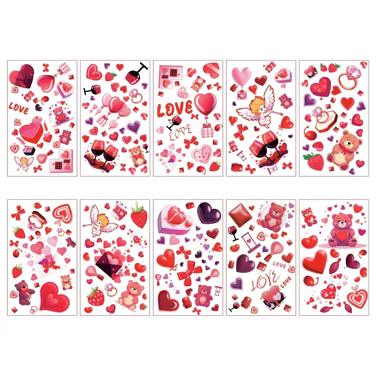 Wholesale 10pcs/sheet Children's cartoon little monster cute tattoo sticker