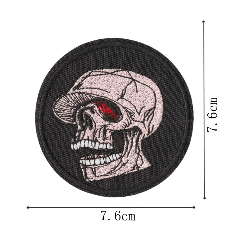 Wholesale 8 Pack Embroidered Iron On Patches Heat Melt Glue Back DIY Fashion Accessory For Bags Towels Outdoor Gear Gift