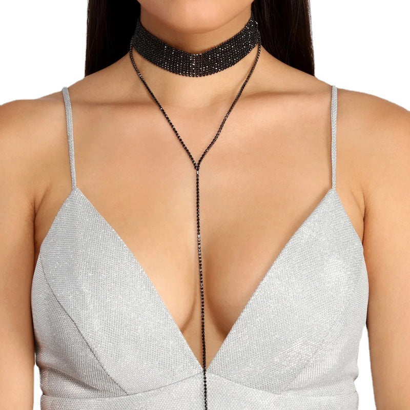 Collares de diamantes de superviso de doble capa al por mayor