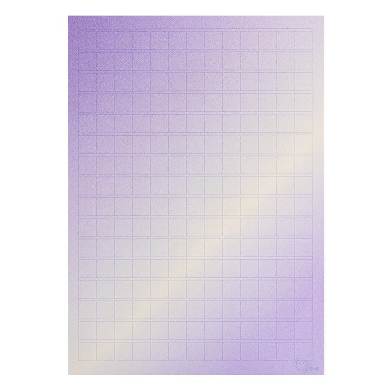 Wholesale Purple Gradient Peelable Non-Adhesive Paper Memo Pad
