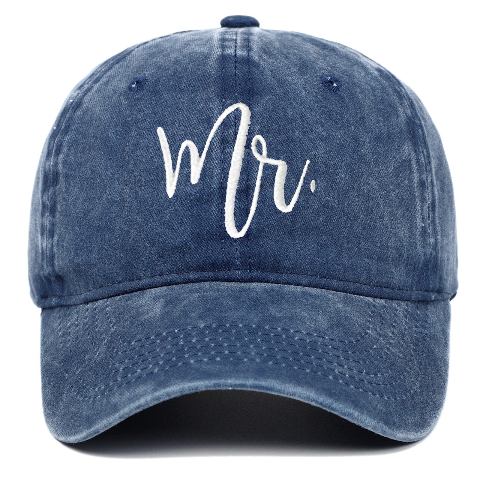 Wholesale Letter Embroidery Vintage Washed Distressed Baseball Cap